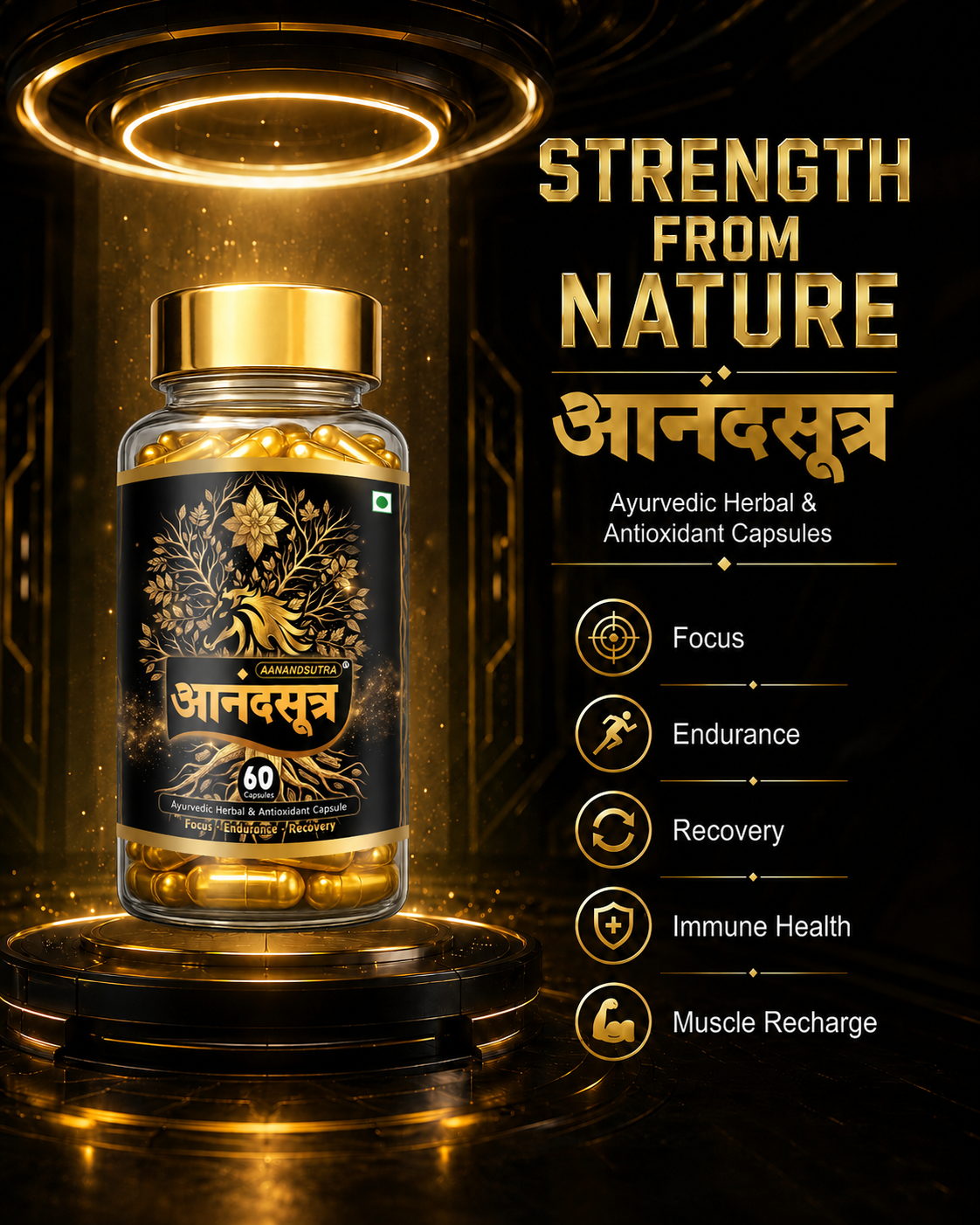 Strength from nature AanandSutra visual